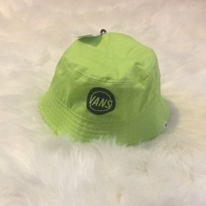 Lime green vans bucket hat
